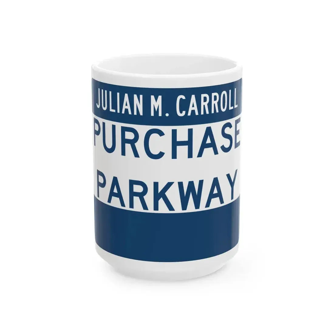 Purchase Parkway (Kentucky) (Road Sign) White Coffee Mug 15oz - Go Mug Yourself