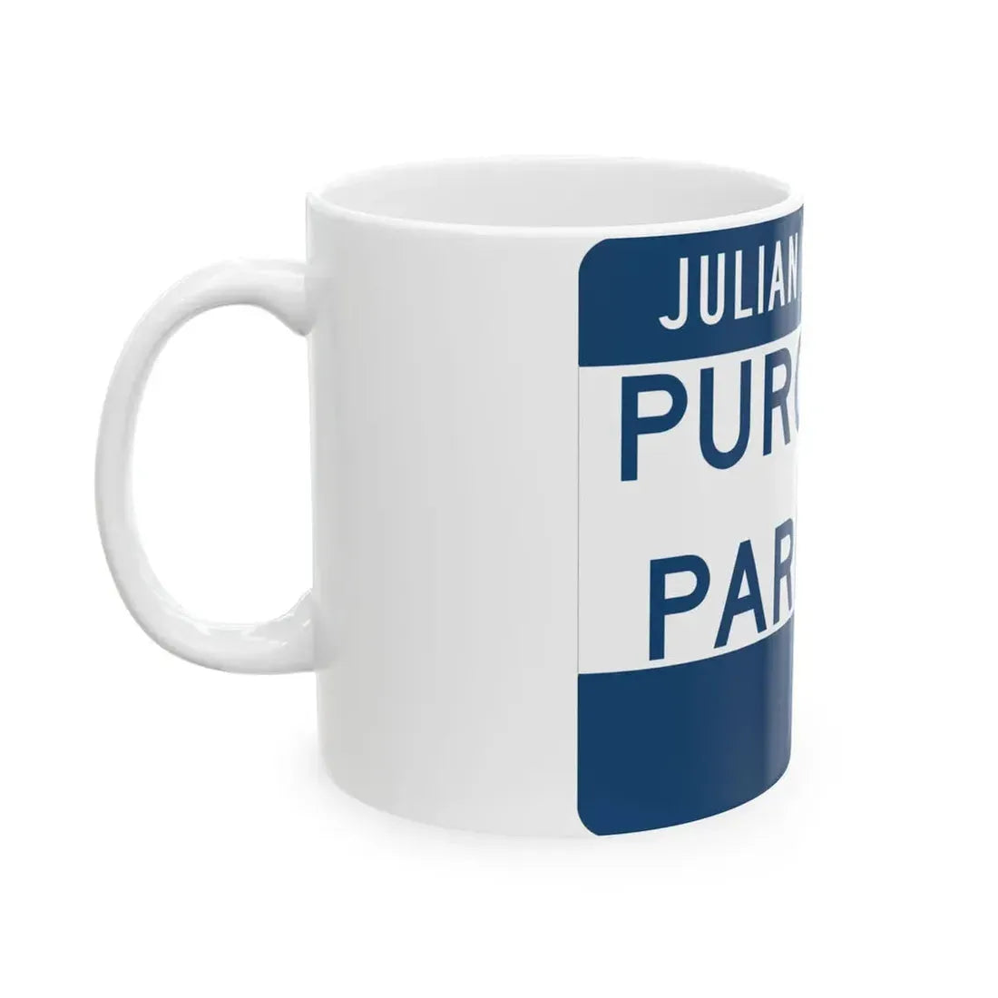 Purchase Parkway (Kentucky) (Road Sign) White Coffee Mug - Go Mug Yourself