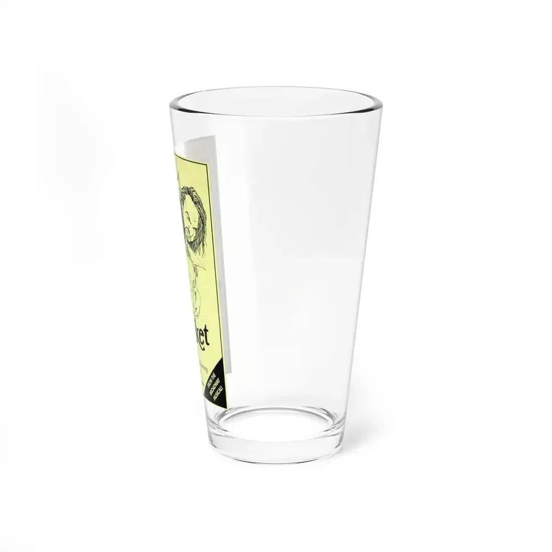 PUSS BUCKET THE MUSICAL 1991 Movie Poster - Pint Glass 16oz - Go Mug Yourself