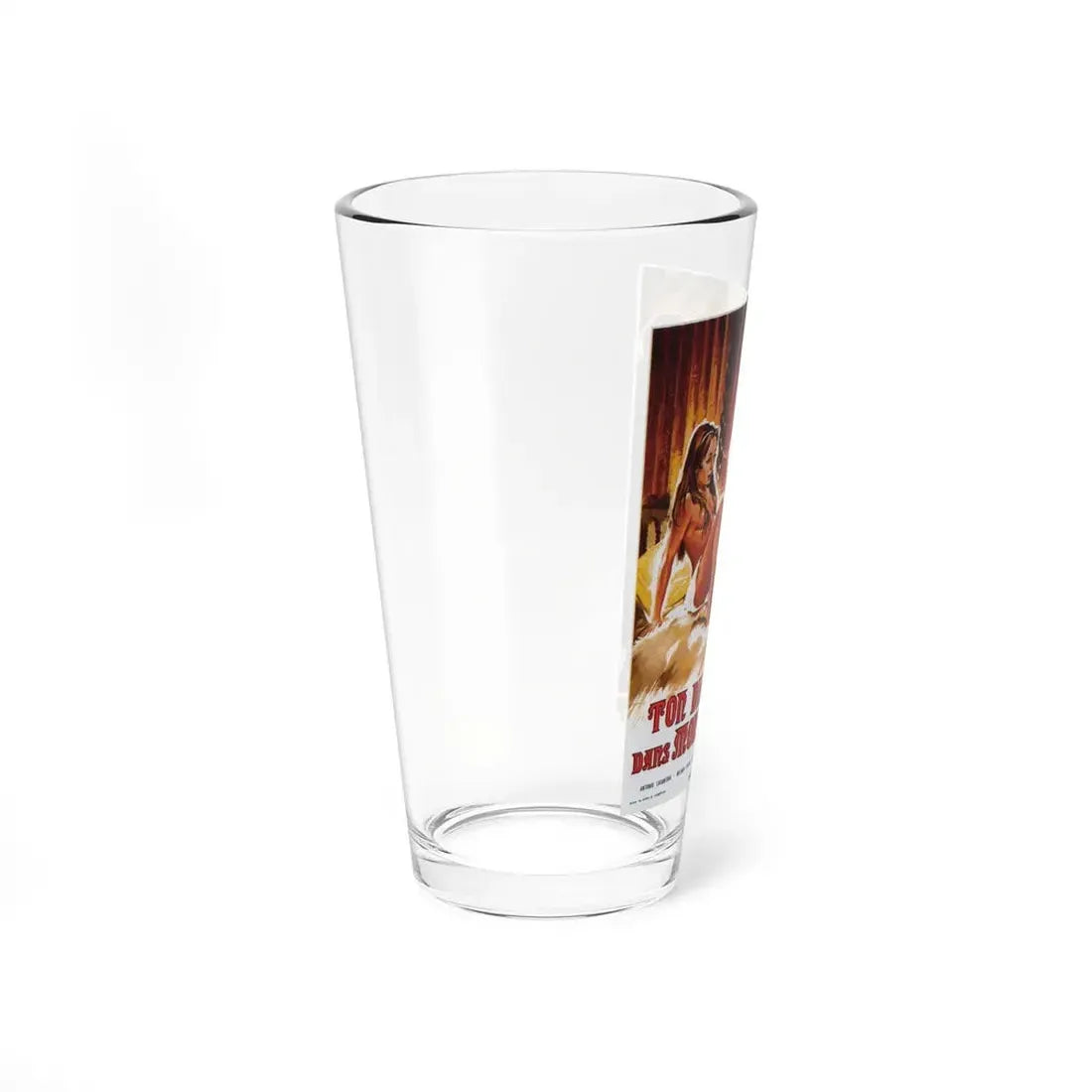 PUT YOUR DEVIL INTO MY HELL 1972 Movie Poster - Pint Glass 16oz - Go Mug Yourself