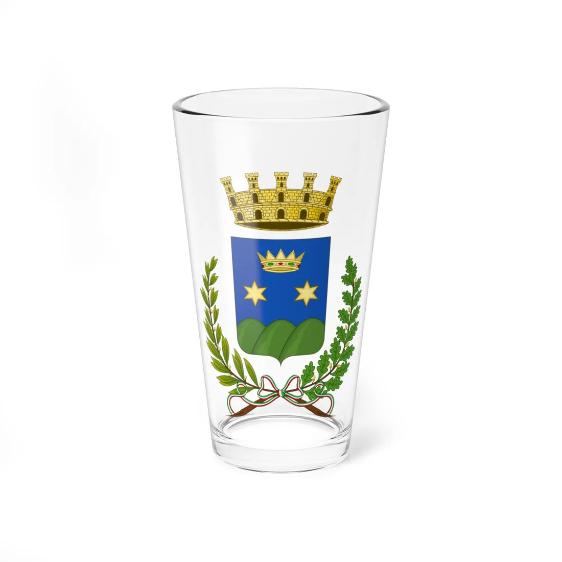 Putignano-Stemma (Italy) (Coat of Arms) Pint Glass 16oz 16oz - Go Mug Yourself