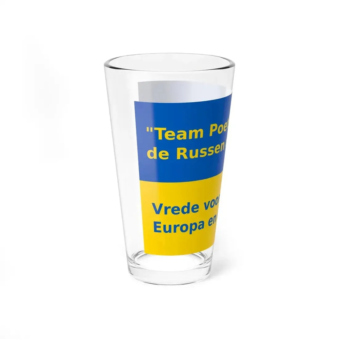 Putin Ukraine Dutch (Ukraine) Pint Glass 16oz - Go Mug Yourself