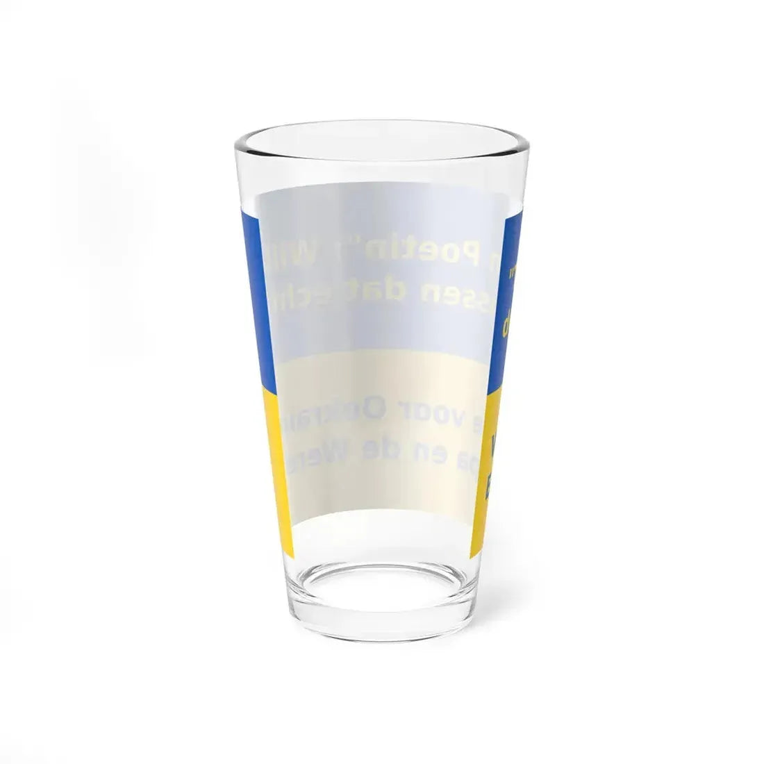 Putin Ukraine Dutch (Ukraine) Pint Glass 16oz - Go Mug Yourself
