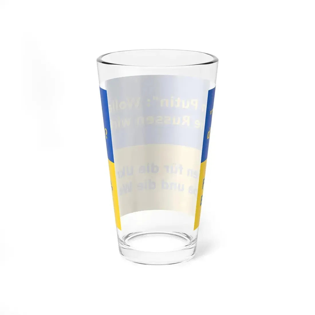 Putin Ukraine (Ukraine) Pint Glass 16oz - Go Mug Yourself