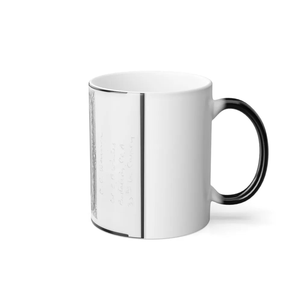 Pvt. C.C. Wenner, Co. A., 35Th Virginia Cavalry, C.S.A., Three-Quarter Length Portrait, Facing Front (U.S. Civil War) Color Changing Coffee Mug 11oz-Go Mug Yourself