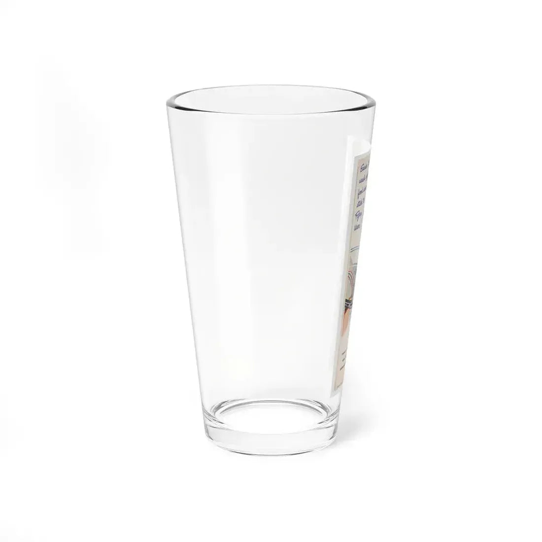 Pyrex, 1940s Food Ads (Magazine Illustration) Pint Glass 16oz - Go Mug Yourself