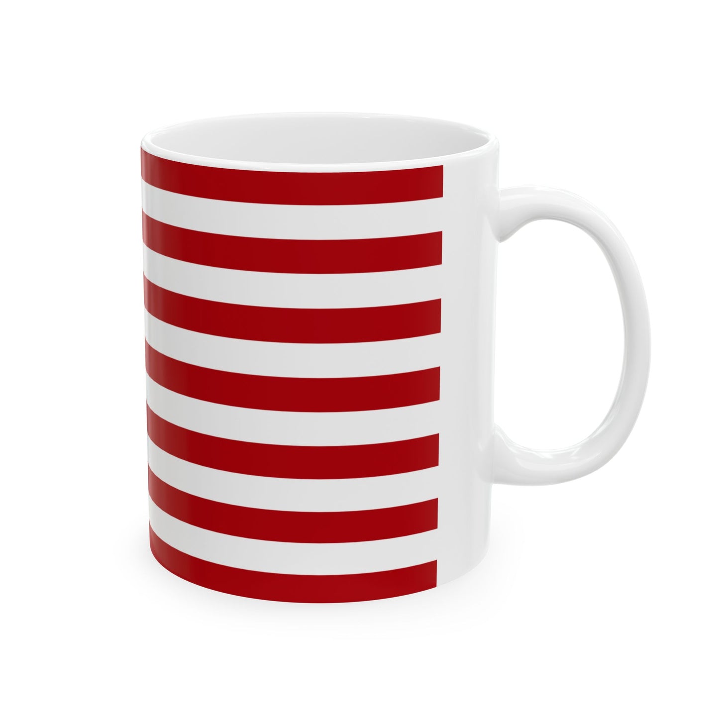 QAnon USA Flag (United States) White Coffee Mug-Go Mug Yourself