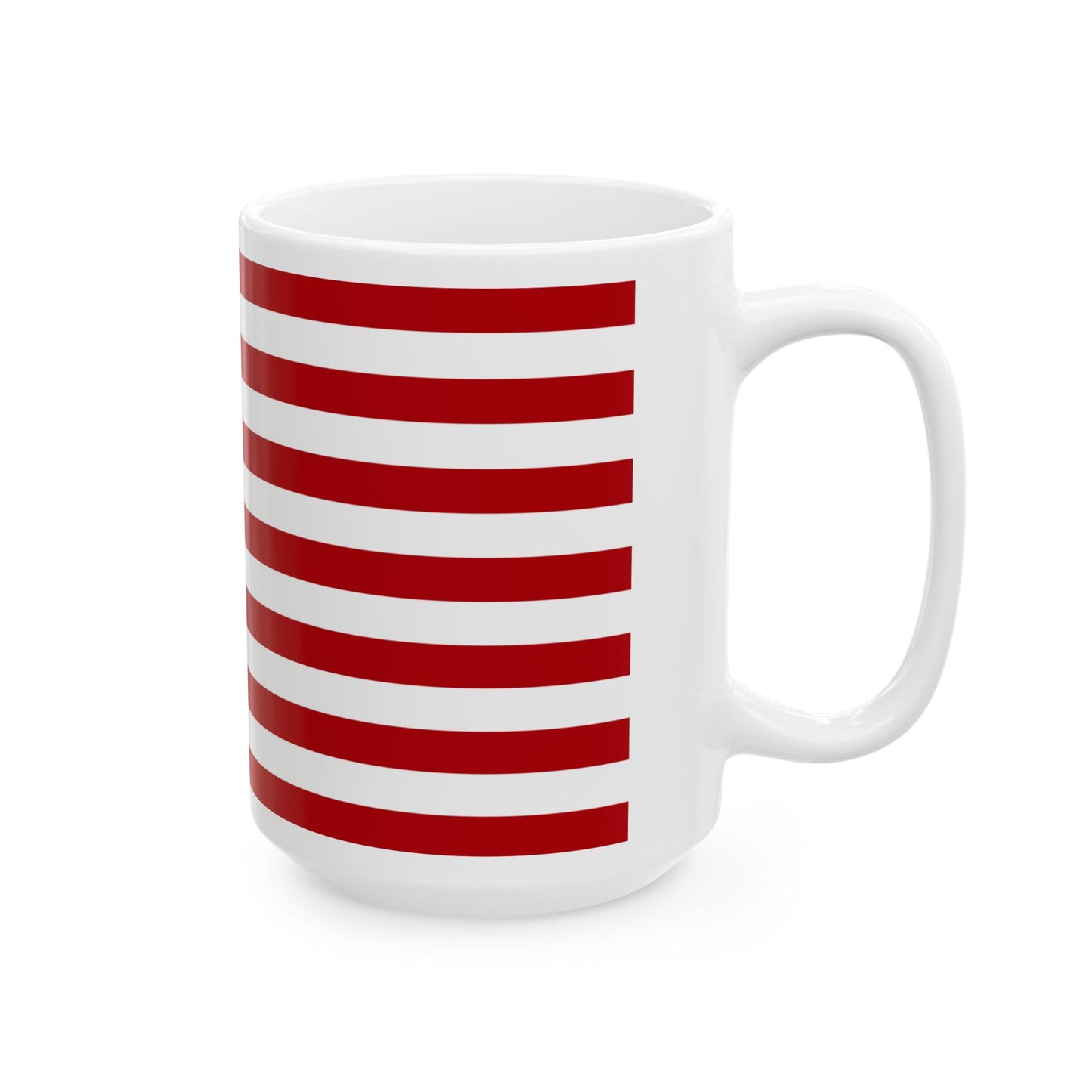 QAnon USA Flag (United States) White Coffee Mug-Go Mug Yourself