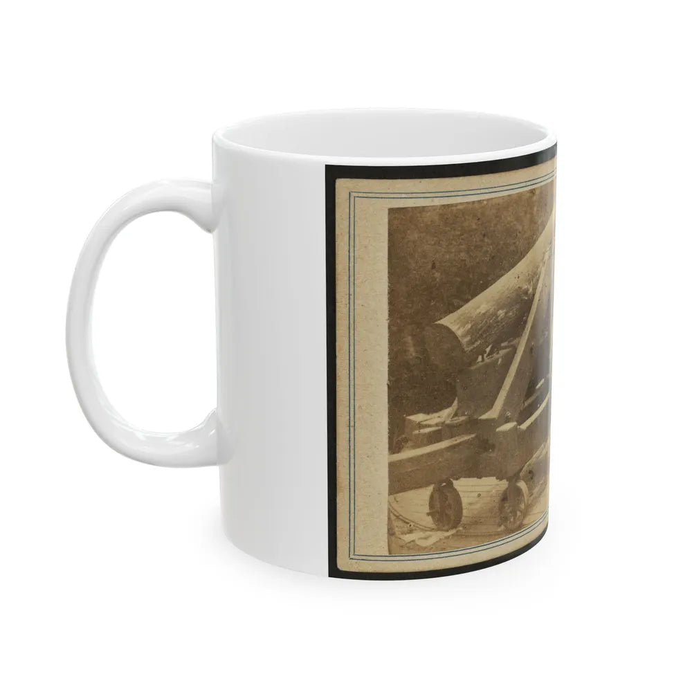 Quaker Gun Mounted On Bluff Of Port Hudson, La. (U.S. Civil War) White Coffee Mug-Go Mug Yourself