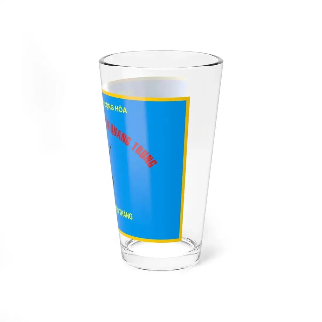 Quang Trung National Training Center Flag (Vietnam) Pint Glass 16oz - Go Mug Yourself