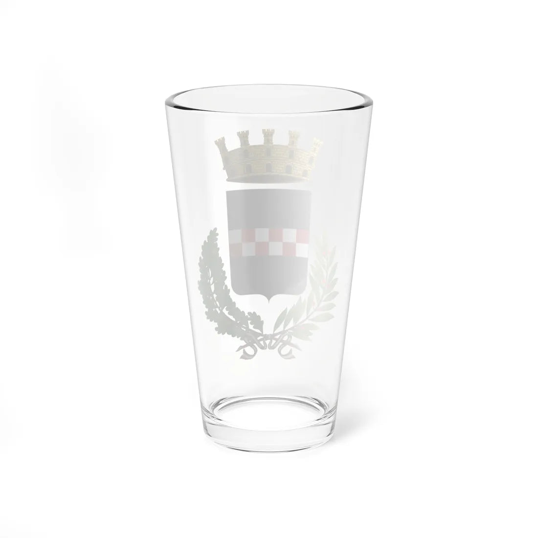 Quarrata-Stemma (Italy) (Coat of Arms) Pint Glass 16oz - Go Mug Yourself