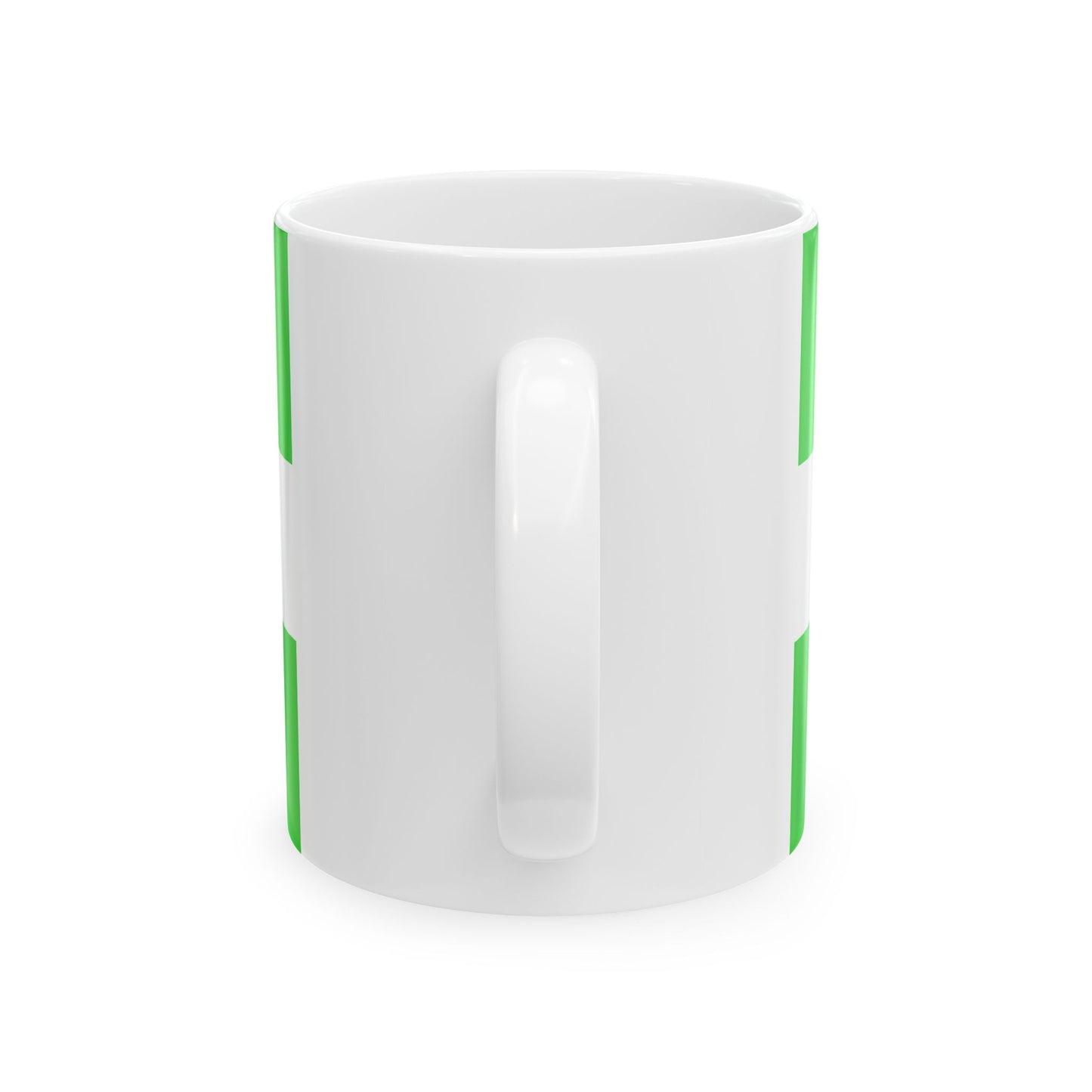 Quebec Weed Flag Var1 (Canada) White Coffee Mug-Go Mug Yourself