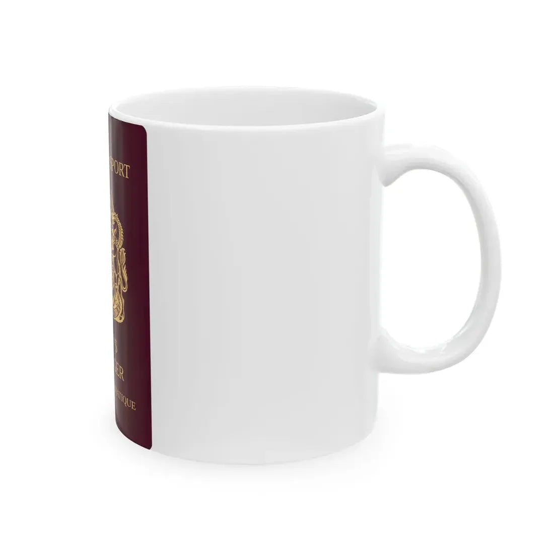 Queen's Messenger Passport - White Coffee Mug - Go Mug Yourself