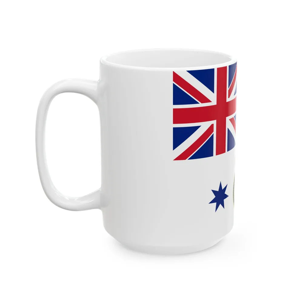Queens Colour for the Royal Australian Navy (Australia) White Coffee Mug - Go Mug Yourself