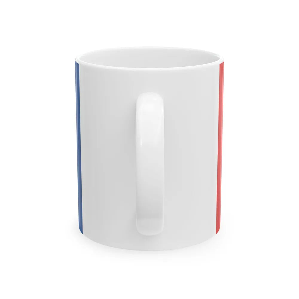 Querflagge Heilbronn (Germany) White Coffee Mug - Go Mug Yourself
