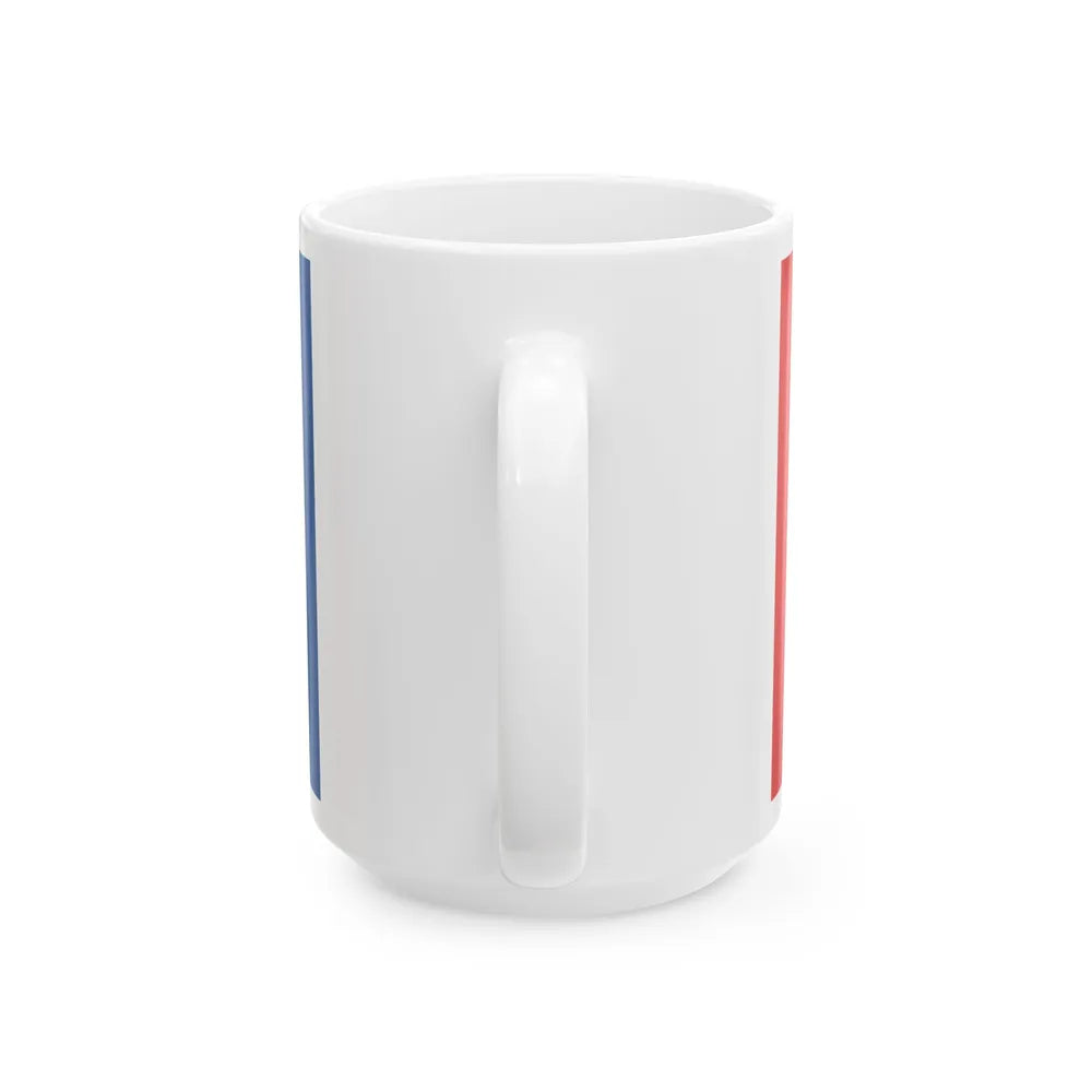 Querflagge Heilbronn (Germany) White Coffee Mug - Go Mug Yourself