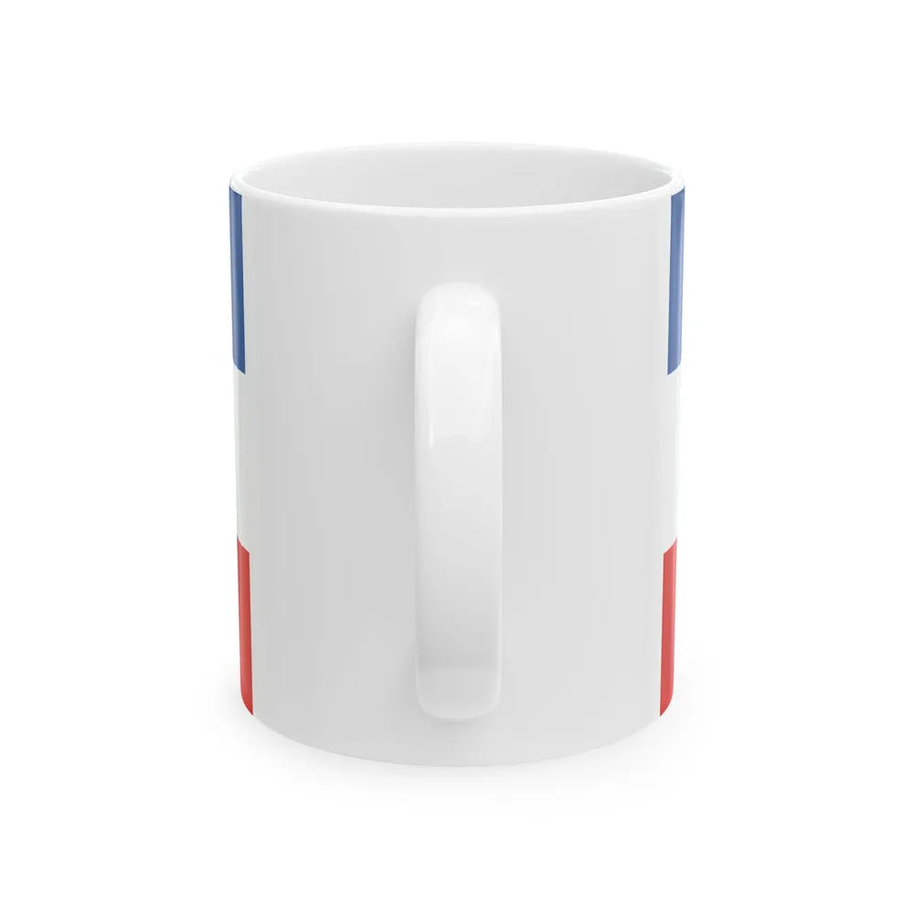 Querflagge Mannheim (Germany) White Coffee Mug - Go Mug Yourself
