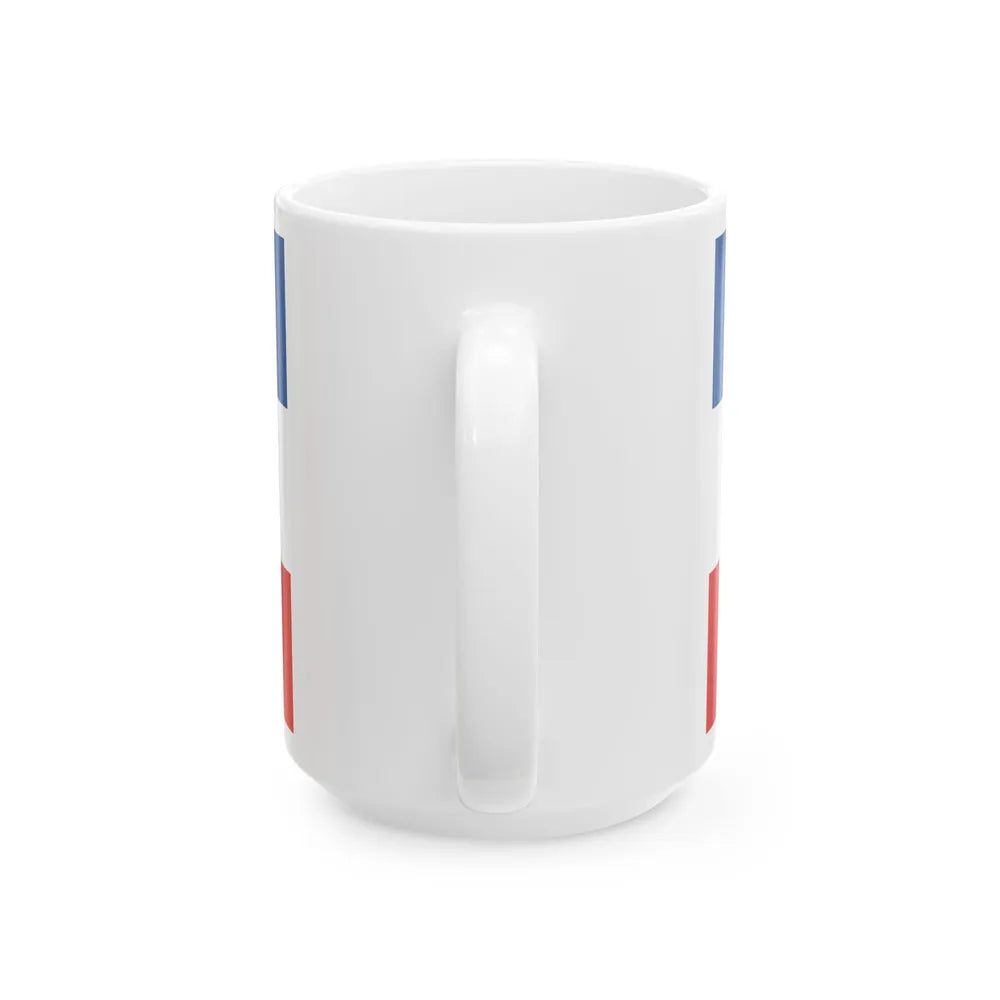 Querflagge Mannheim (Germany) White Coffee Mug - Go Mug Yourself