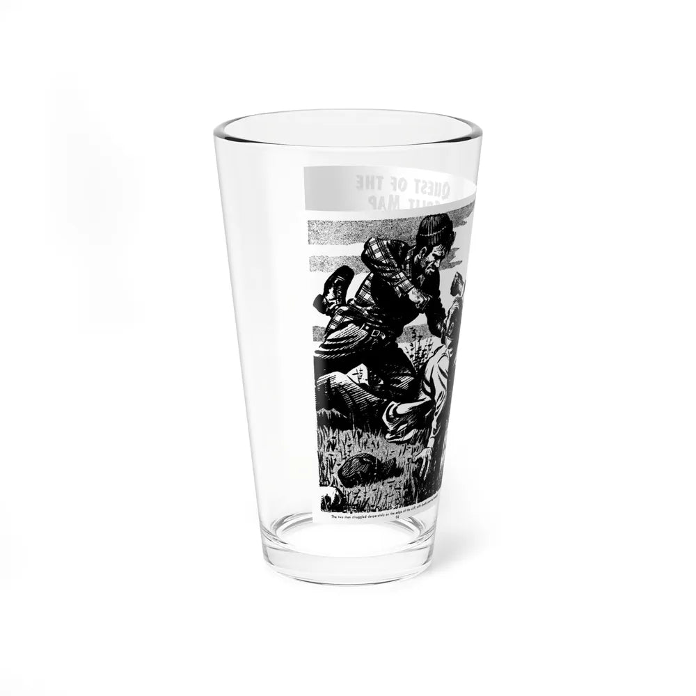 Quest of the Split Map, Mammoth Adventure, November 1946 (Magazine Illustration) Pint Glass 16oz - Go Mug Yourself