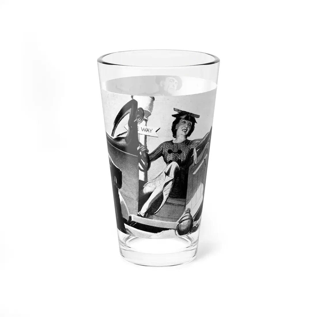 Quintuplets To You, Liberty magazine, November 14, 1936 (Magazine Illustration) Pint Glass 16oz - Go Mug Yourself