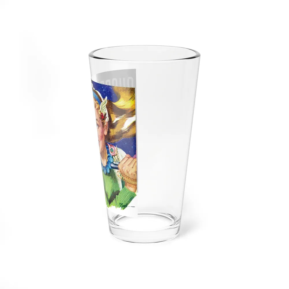 Quorne Returns, Star Weekly Novel, October 25, 1952 (Magazine Illustration) Pint Glass 16oz - Go Mug Yourself