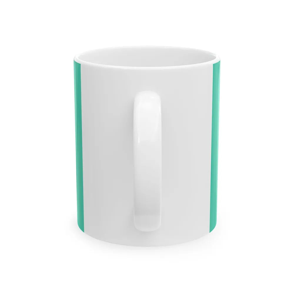 Qutbshahi Flag (India) White Coffee Mug - Go Mug Yourself