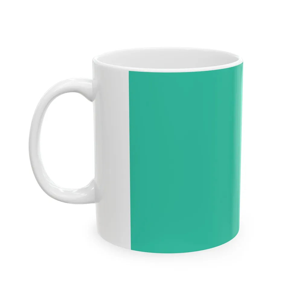 Qutbshahi Flag (India) White Coffee Mug - Go Mug Yourself