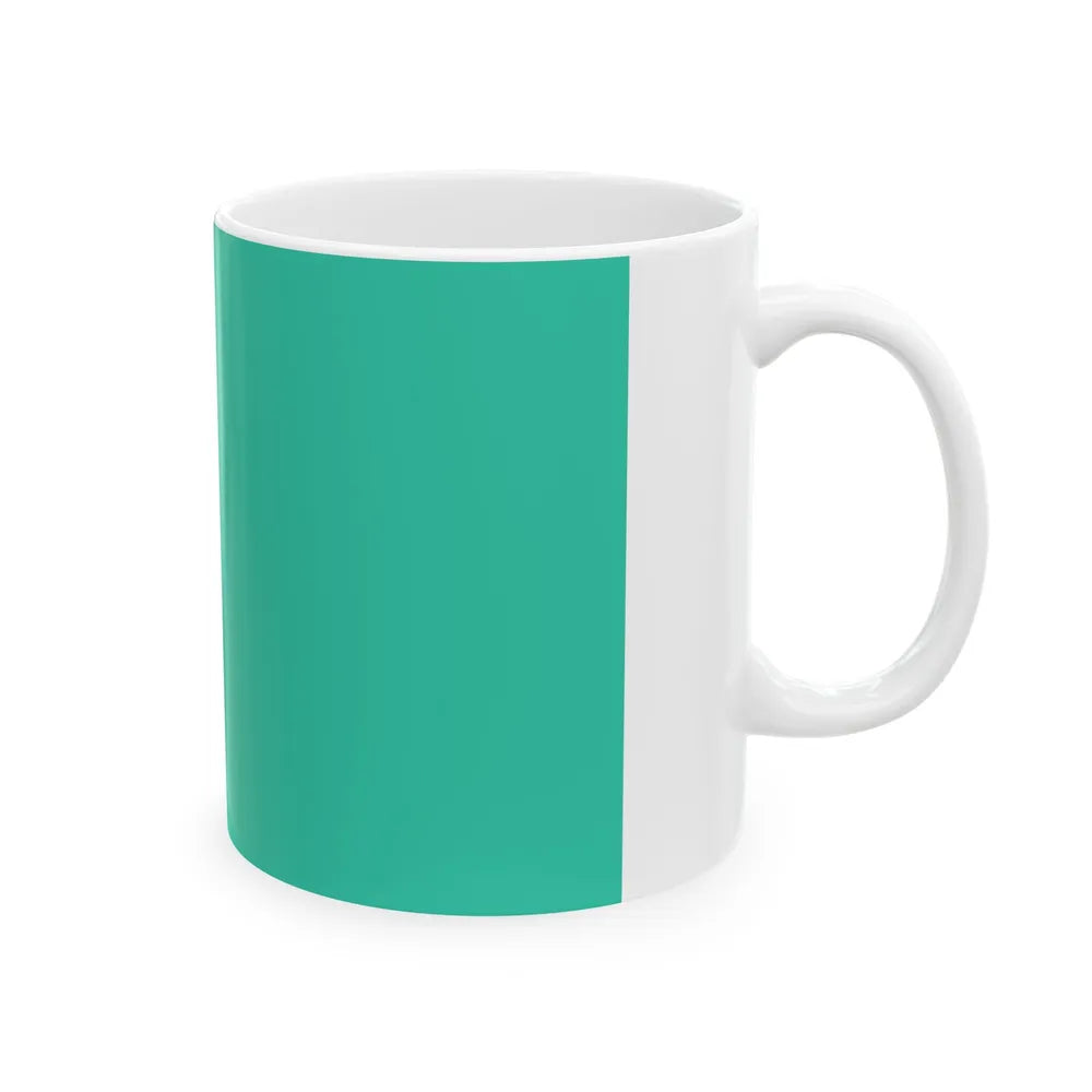 Qutbshahi Flag (India) White Coffee Mug - Go Mug Yourself