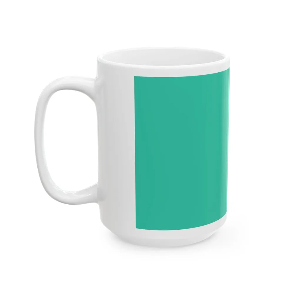 Qutbshahi Flag (India) White Coffee Mug - Go Mug Yourself