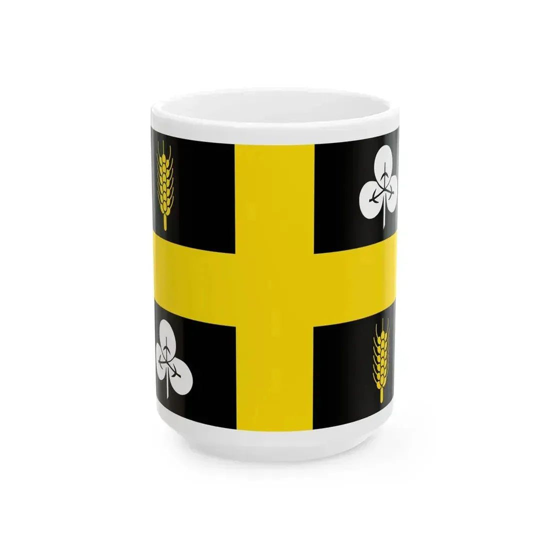 Raalte vlag (Netherlands) White Coffee Mug 15oz - Go Mug Yourself