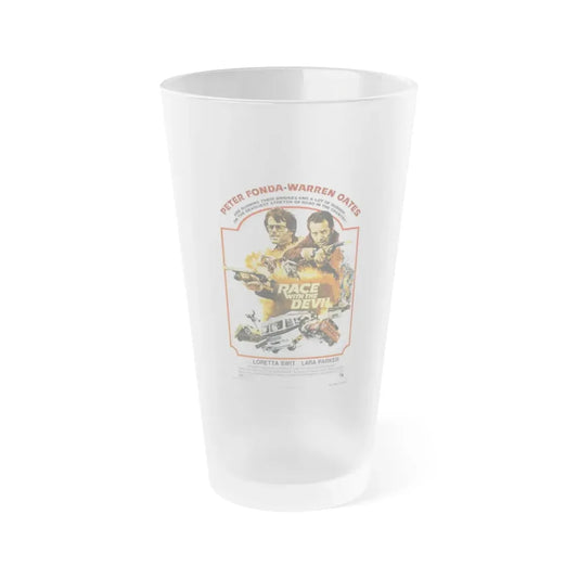 RACE WITH THE DEVIL (2) 1975 Movie Poster - Frosted Pint Glass 16oz Default Title - Go Mug Yourself