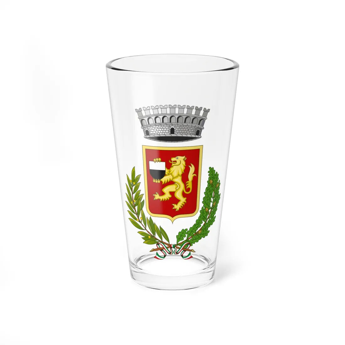 Radicofani-Stemma (Italy) (Coat of Arms) Pint Glass 16oz 16oz - Go Mug Yourself