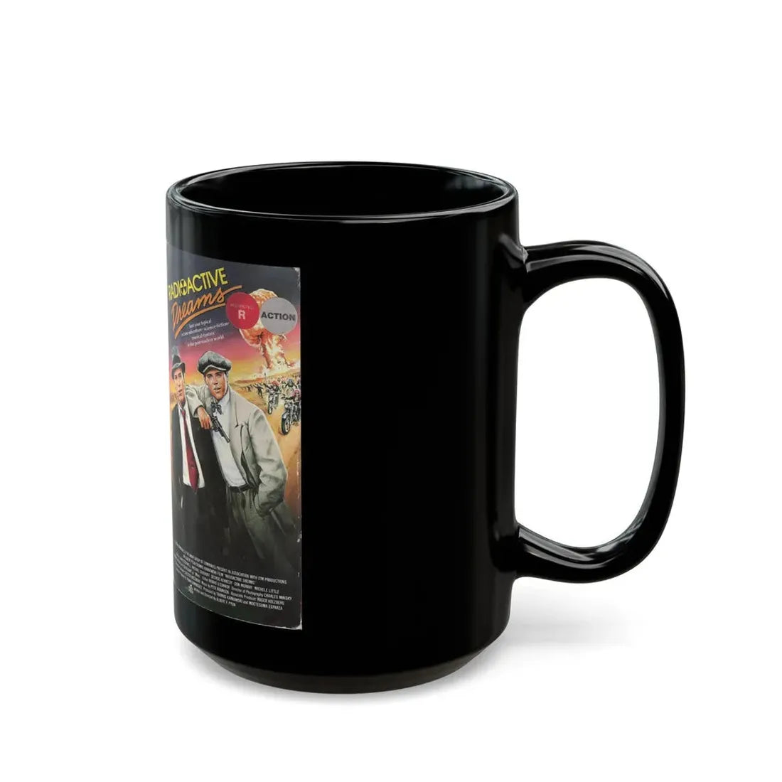 RADIOACTIVE DREAMS (VHS COVER) - Black Coffee Mug - Go Mug Yourself