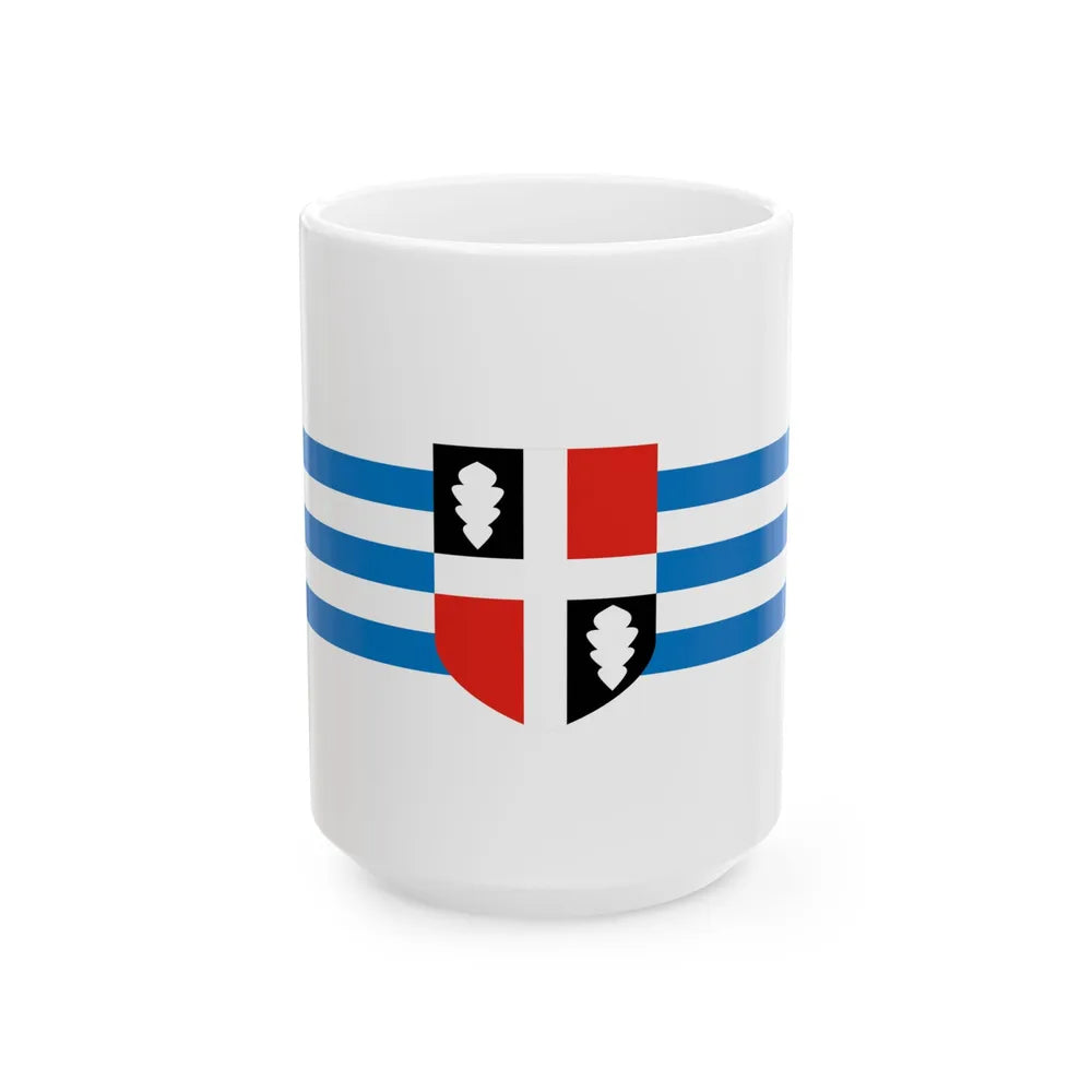 Rae valla lipp (Estonia) White Coffee Mug 15oz - Go Mug Yourself