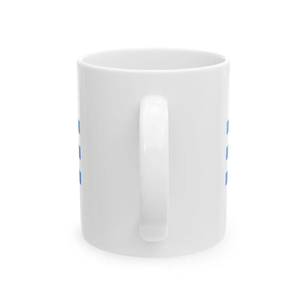 Rae valla lipp (Estonia) White Coffee Mug - Go Mug Yourself