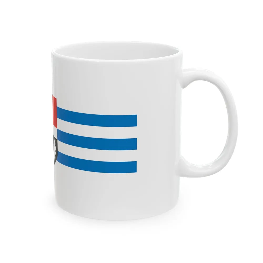 Rae valla lipp (Estonia) White Coffee Mug - Go Mug Yourself