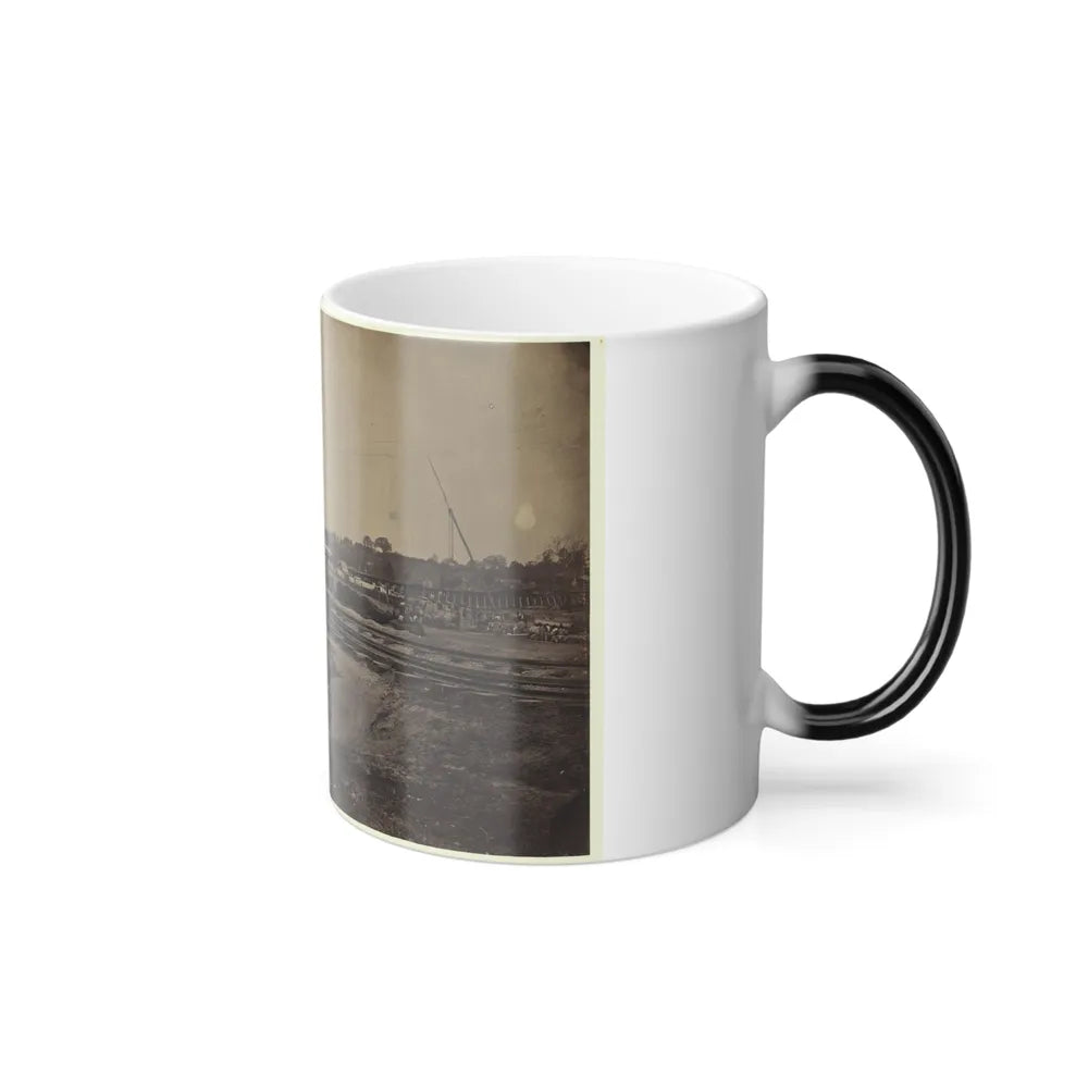 Railroad Construction on the City Point and Army Railroad Line (U.S. Civil War) Color Changing Coffee Mug 11oz-Go Mug Yourself