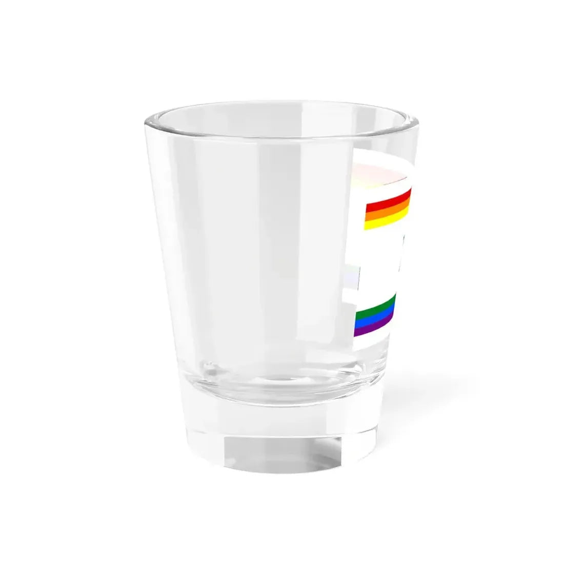 Rainbow Israel (Israel) Shot Glass 1.5oz - Go Mug Yourself