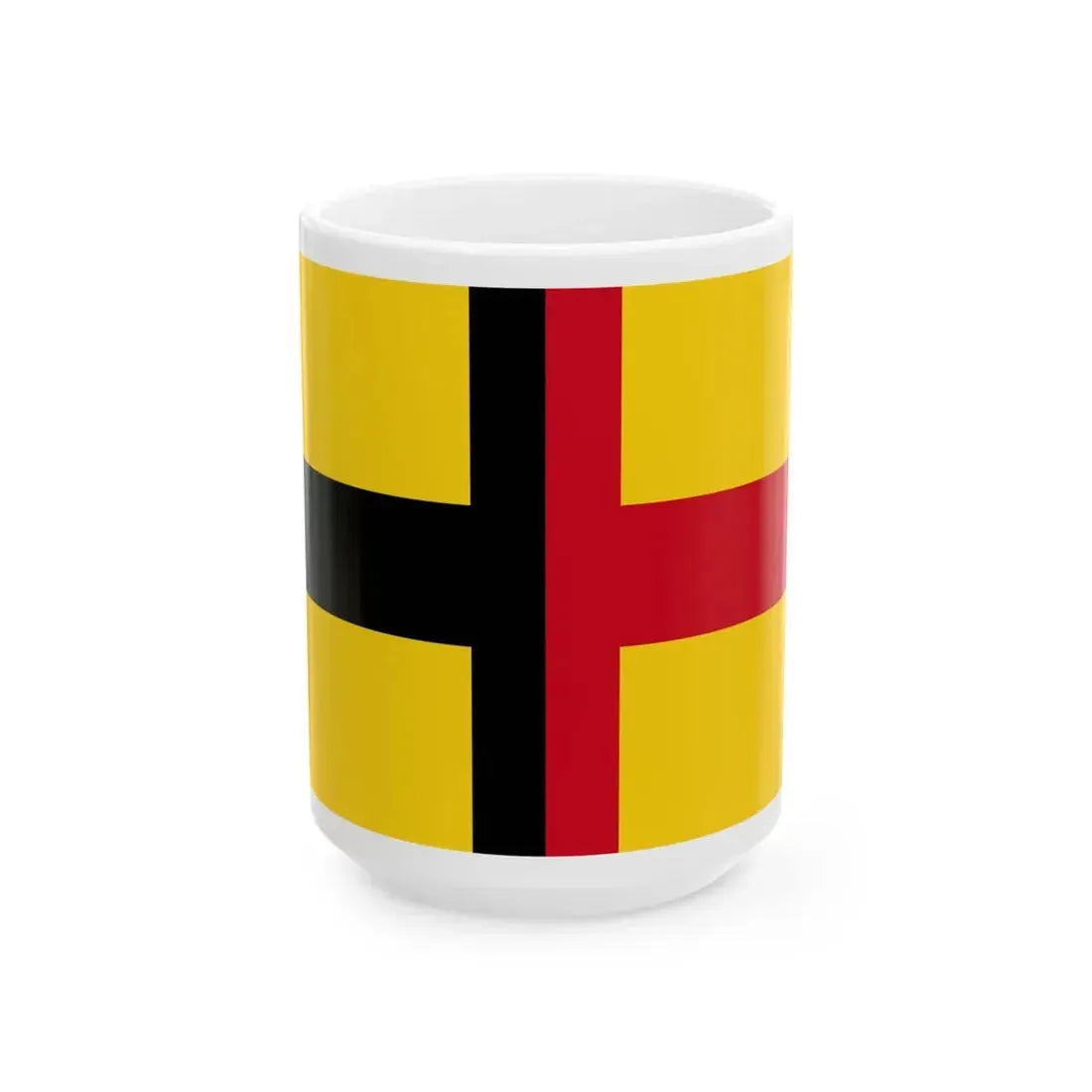 Raj of Sarawak 1848 Merchant flag 1870 (Malaysia) White Coffee Mug 15oz - Go Mug Yourself