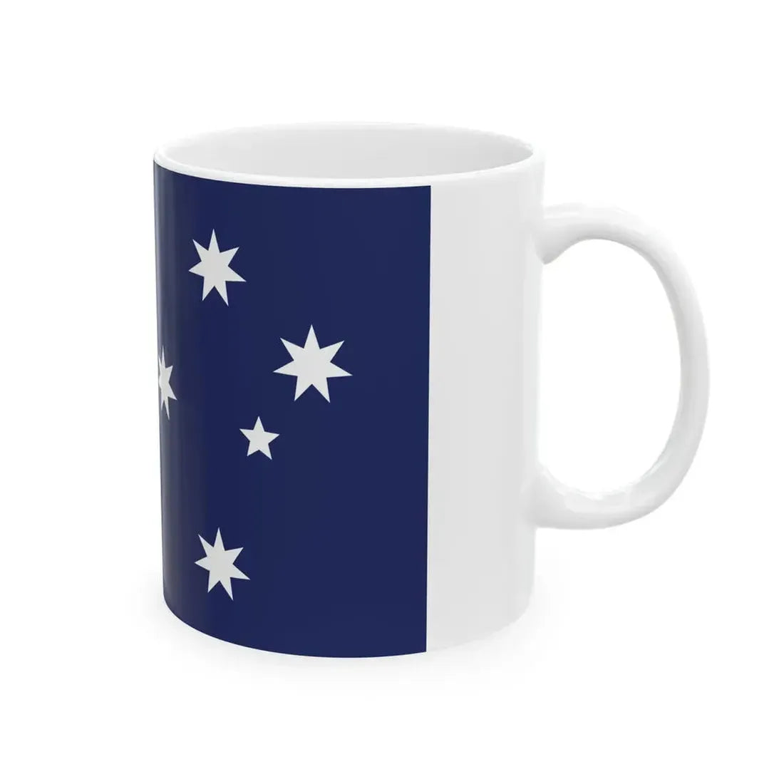 Ralph Kellys Proposal 1982 Australian Flag Proposal (Australia) White Coffee Mug - Go Mug Yourself