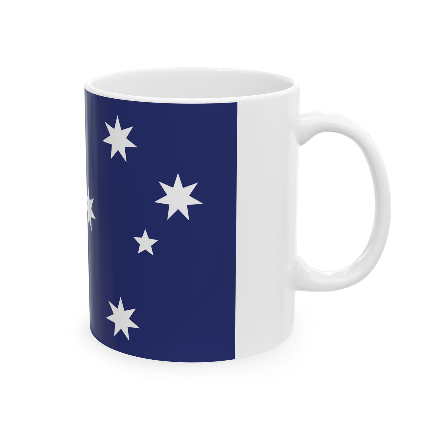 Ralph Kellys Proposal 2012 Australian Flag Proposal (Australia) White Coffee Mug-Go Mug Yourself