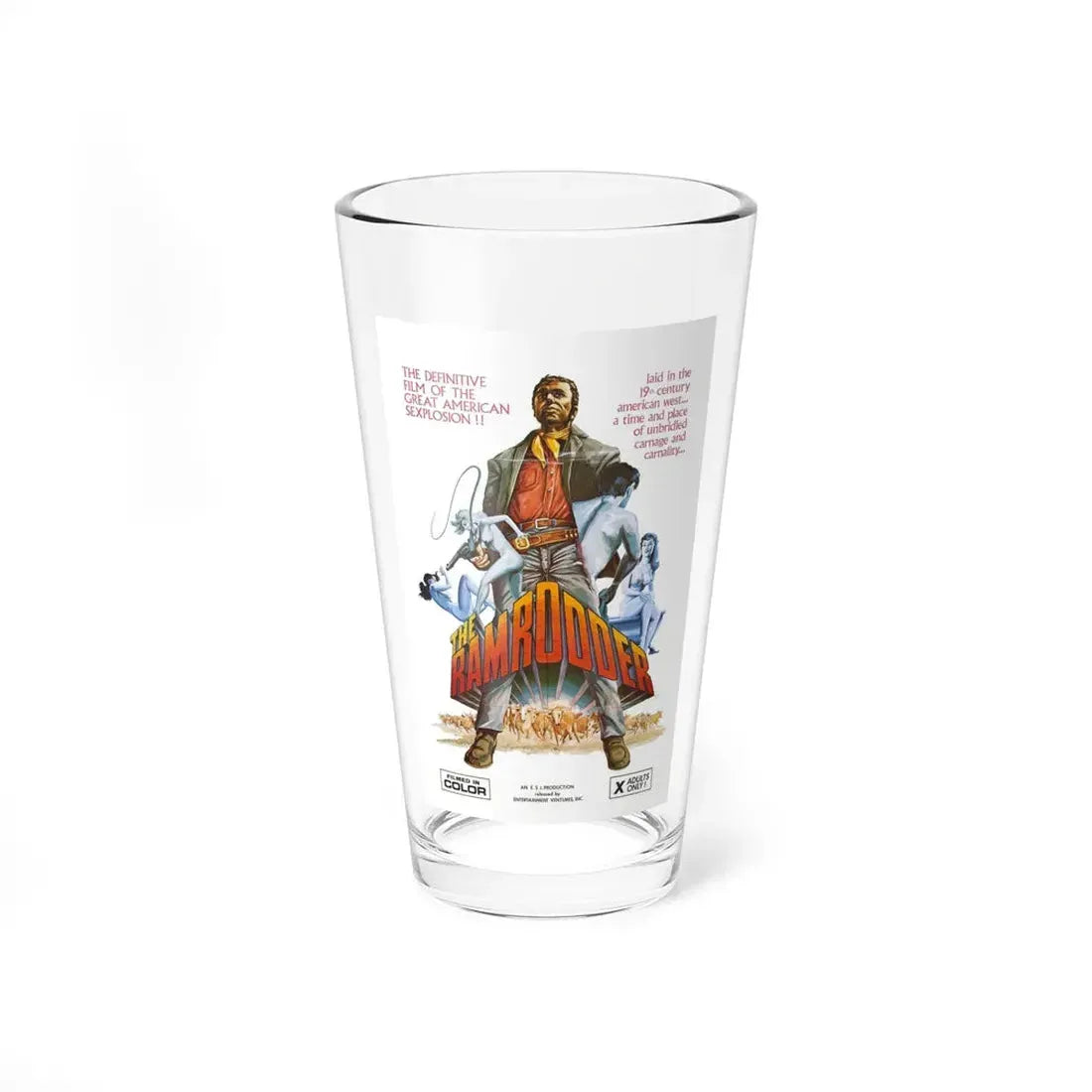 RAMRODDER 1969 Movie Poster - Pint Glass 16oz 16oz - Go Mug Yourself