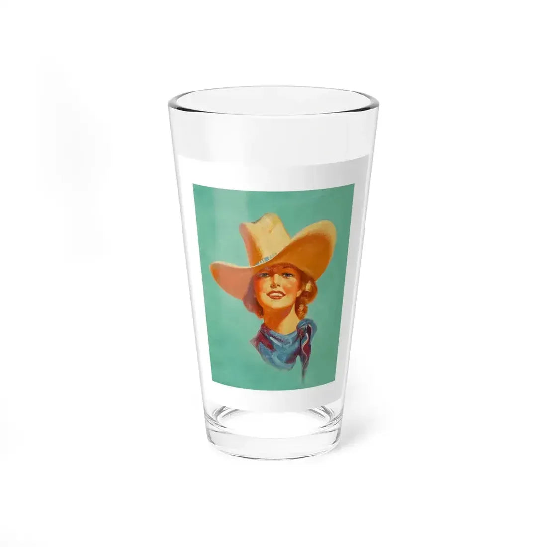 Range Romances, cover art (Magazine Illustration) Pint Glass 16oz 16oz - Go Mug Yourself