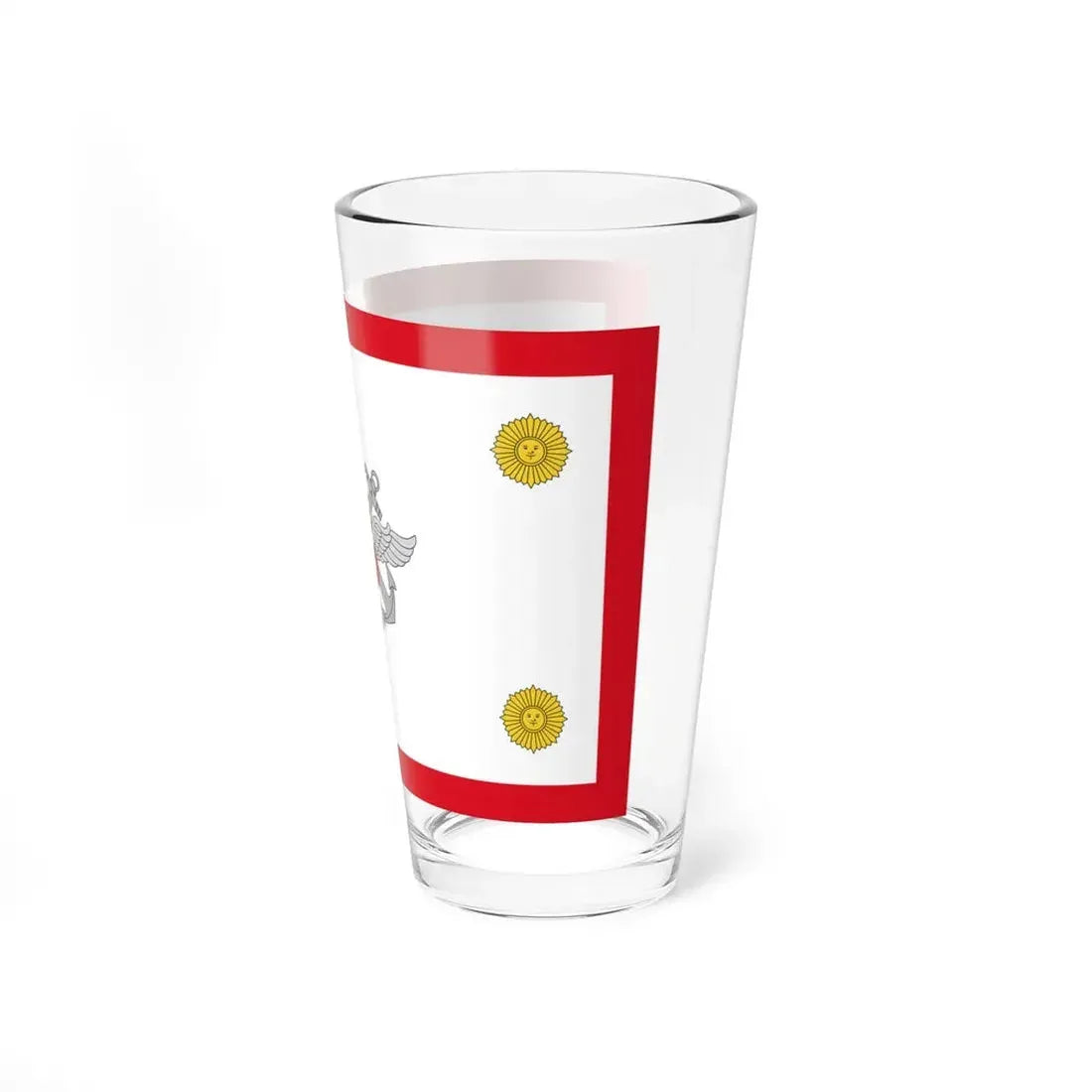 Rank flag for the Chief of the Joint Command Peru (Peru) Pint Glass 16oz - Go Mug Yourself