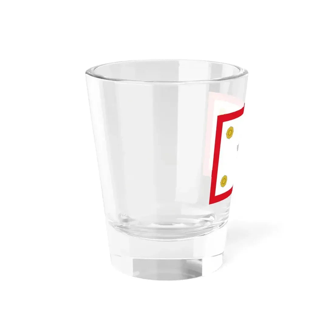 Rank flag for the Chief of the Joint Command Peru (Peru) Shot Glass 1.5oz - Go Mug Yourself