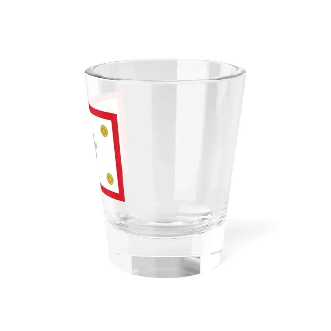 Rank flag for the Chief of the Joint Command Peru (Peru) Shot Glass 1.5oz - Go Mug Yourself