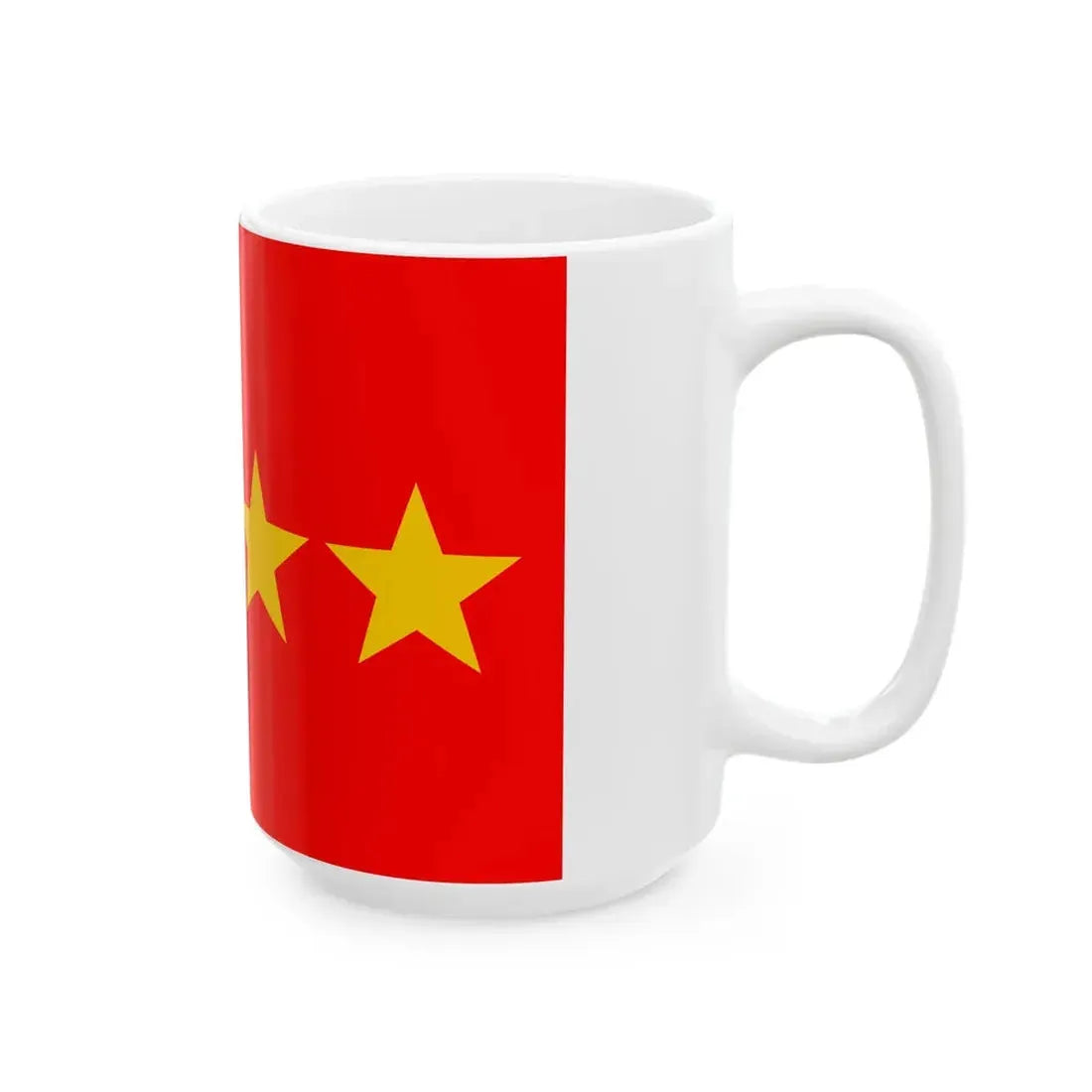 Rank flag of General for the Indonesian Army (Indonesia) White Coffee Mug - Go Mug Yourself