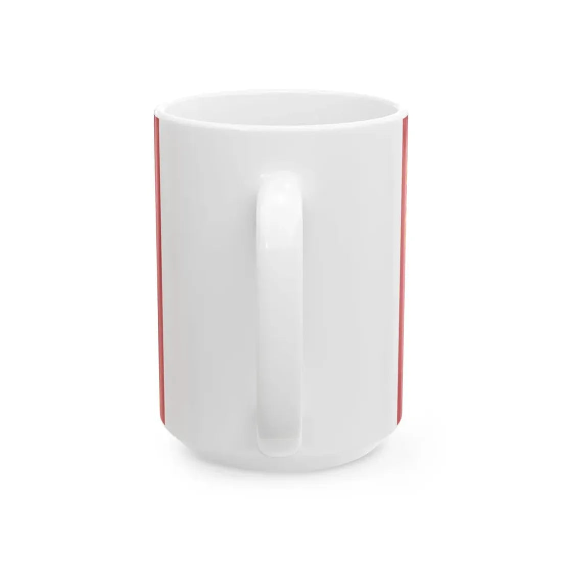Rank flag of the Royal Moroccan Navy - Rear Admiral ornamented crown (Morocco) White Coffee Mug - Go Mug Yourself