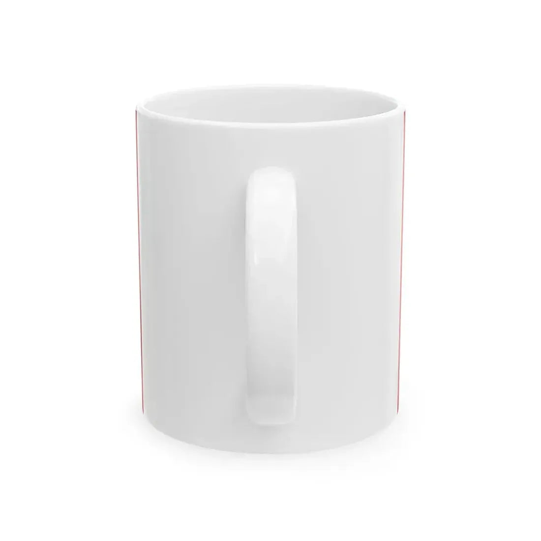 Rank flag of the Royal Moroccan Navy - Squadron vice-admiral (Morocco) White Coffee Mug - Go Mug Yourself