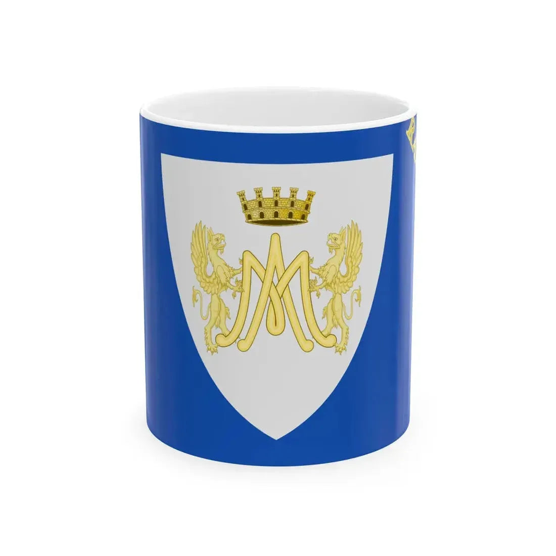 Rapallo-Bandiera-de iure (Italy) White Coffee Mug 11oz - Go Mug Yourself